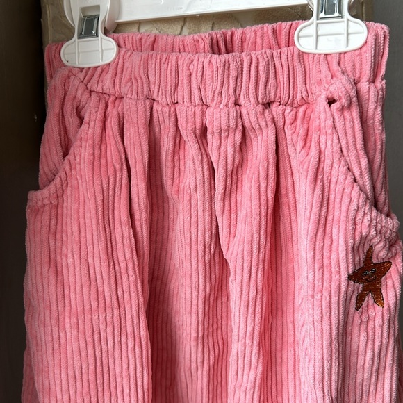 The campamento pink corduroy skirt with starfish - Picture 3 of 8